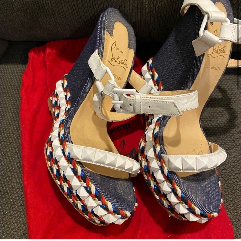 Christian louboutin wedges